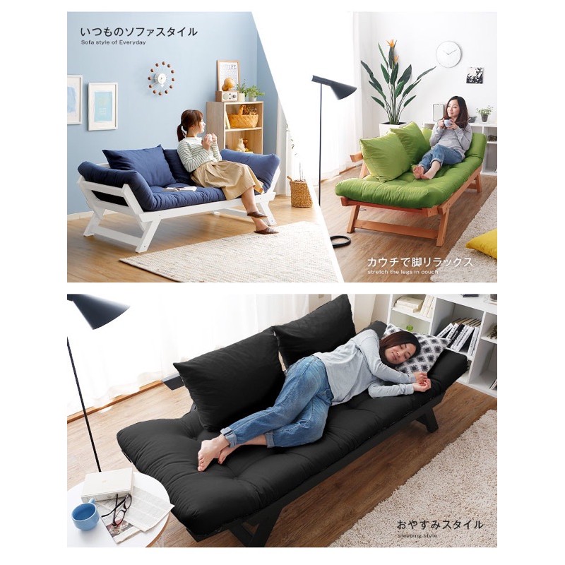 Sofa Giường xuất Nhật gấp gọn-lắp ghép thông minh- Hàng cao cấp