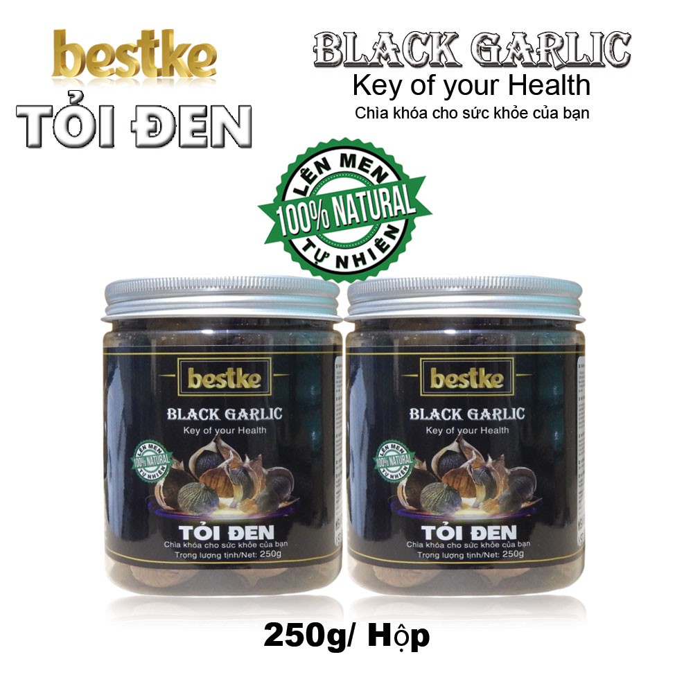 Tỏi đen, Black Garlic Bestke, Black Garlic Factory, Black Garlic export, Tỏi Đen Bestke Xuất Khẩu, COMBO 2 Hộpx250g/hộp