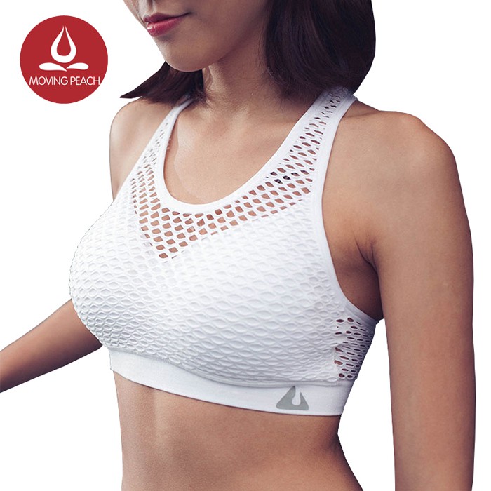 Áo ngực thể thao MOVING PEACH không gọng kèm mút nâng ngực