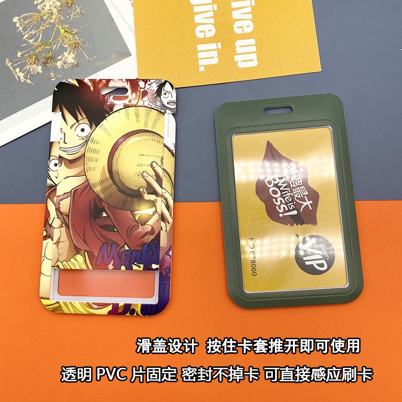 Bao Da Đựng Thẻ Học Sinh Hình One Piece