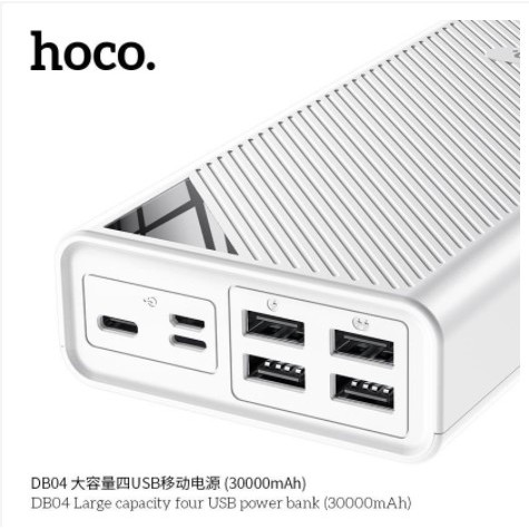 Sạc Dự Phòng 30000mAh Hoco DB04 Hỗ Trợ 4 Cổng USB { BẢO HÀNH CHÍNH HÃNG}