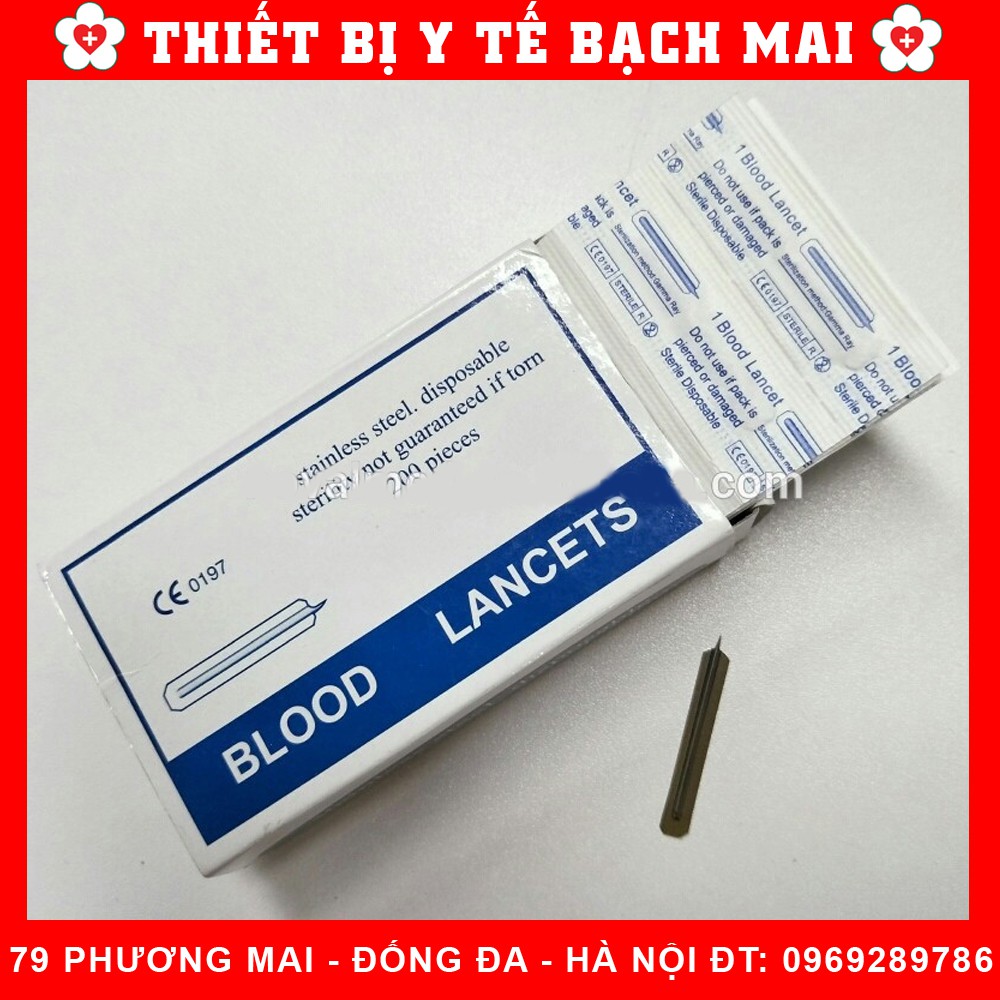 Kim Chích Máu Blood Lancets [Hộp 200 Kim]