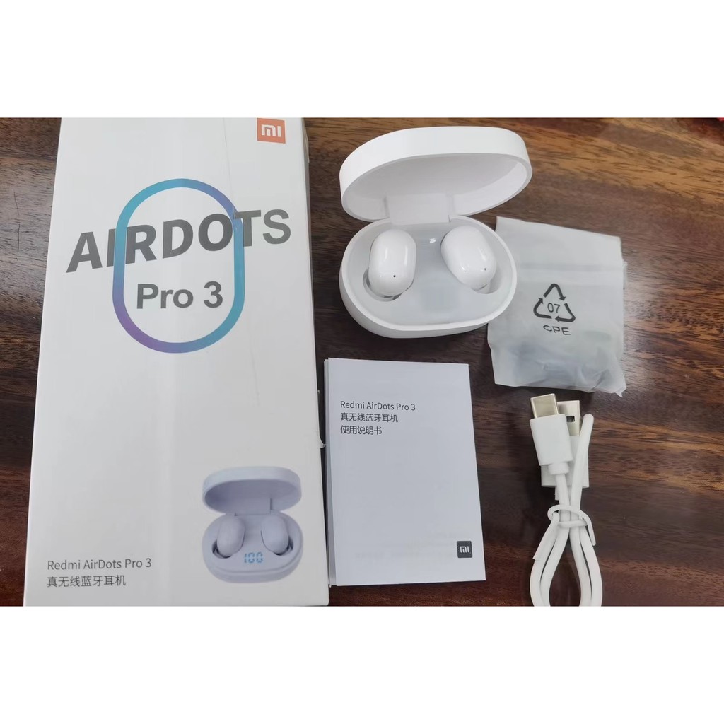Tai Nghe bluetooth Không Dây xiaomi redmi airdots pro3 Có Micro Loại c 3 Aptx-x