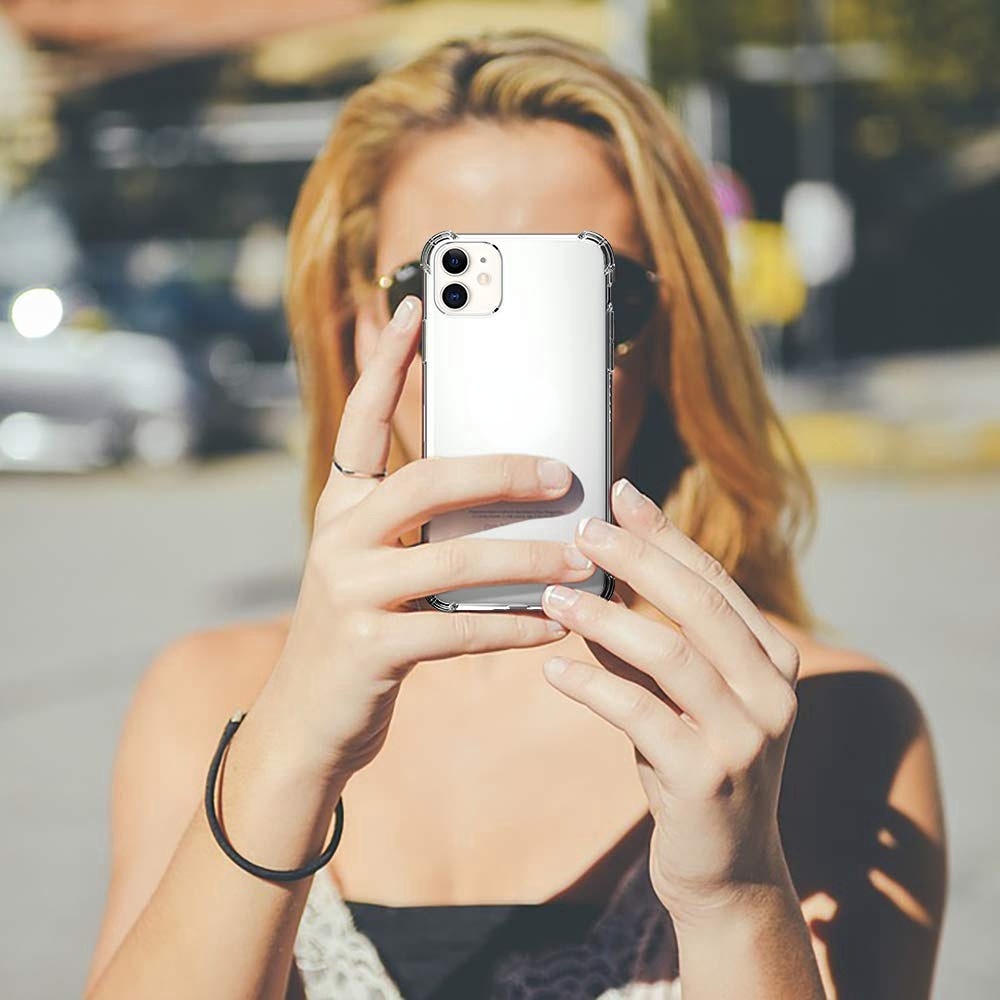 Ốp điện thoại TPU mềm trong suốt chống sốc dành cho iPhone 11 Pro Max 6 7 8 Plus X XR XS