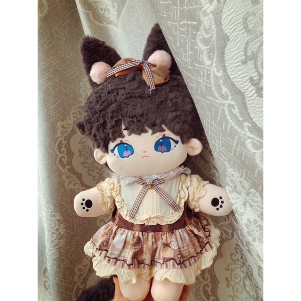 Đầm/ váy xmya cho búp bê 40cm - SẴN