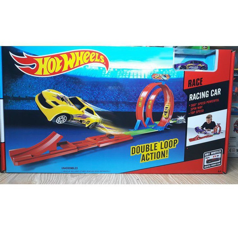 ĐỒ CHƠI ĐƯỜNG ĐUA HOT WHEELS 2 VÒNG 4 VÒNG