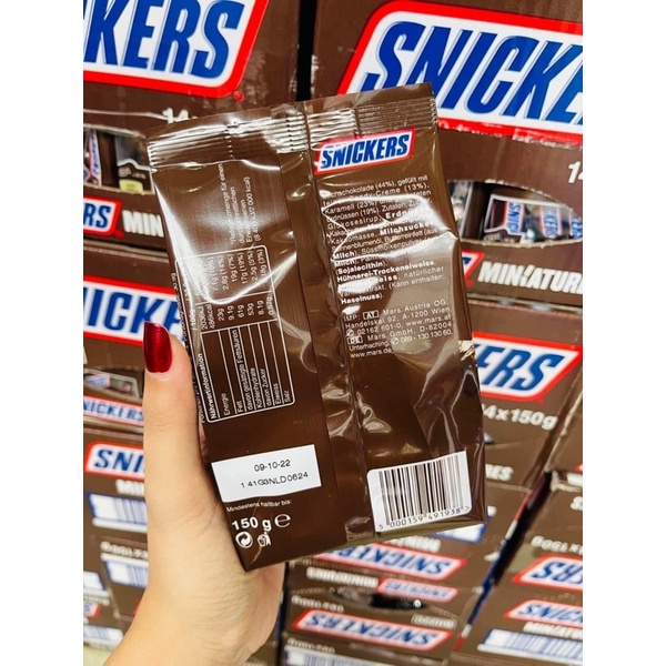 Kẹo Socola Snicker nhân đậu phộng 100g