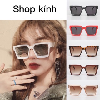 Kính mát bản vuông sang chảnh