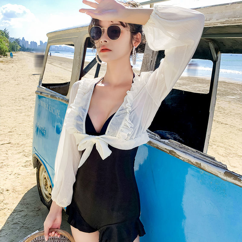 Women's Swimsuit Covering Belly Thin Fairy Style One-Piece Korean StyleinsSuper Fairy New Women's Swimsuit High-Profile Figure Sexy | BigBuy360 - bigbuy360.vn