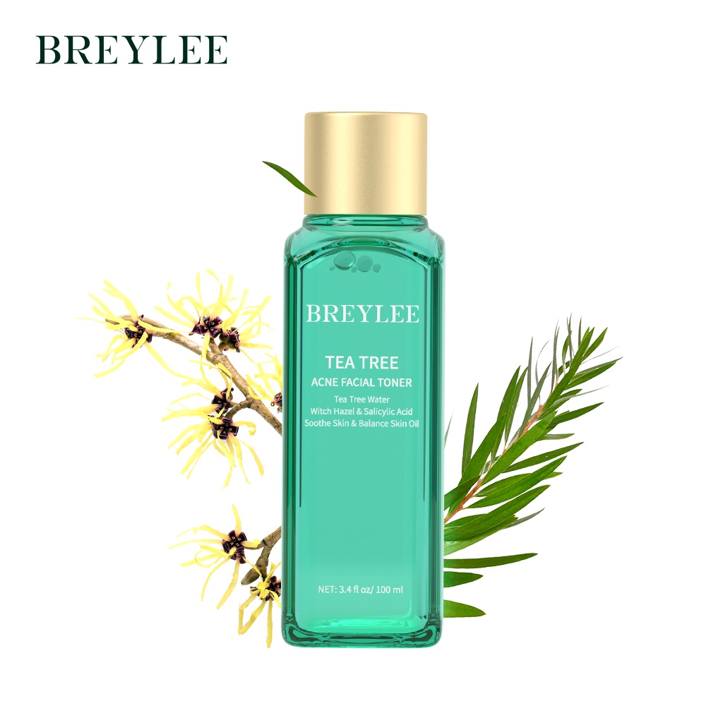 Breylee Tinh Chất Tràm Trà Hỗ Trợ Giảm Mụn Dưỡng Ẩm Sâu Chăm Sóc Da 100ml