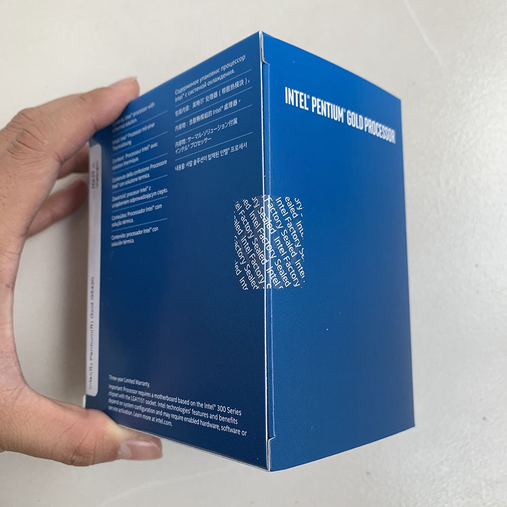 [Mã ELMS4 giảm 7% đơn 500K] CPU G5420 Intel Pentium Gold 3.80Ghz/ 4Mb cache Socket 1151V2 chính hãng phân phối | BigBuy360 - bigbuy360.vn