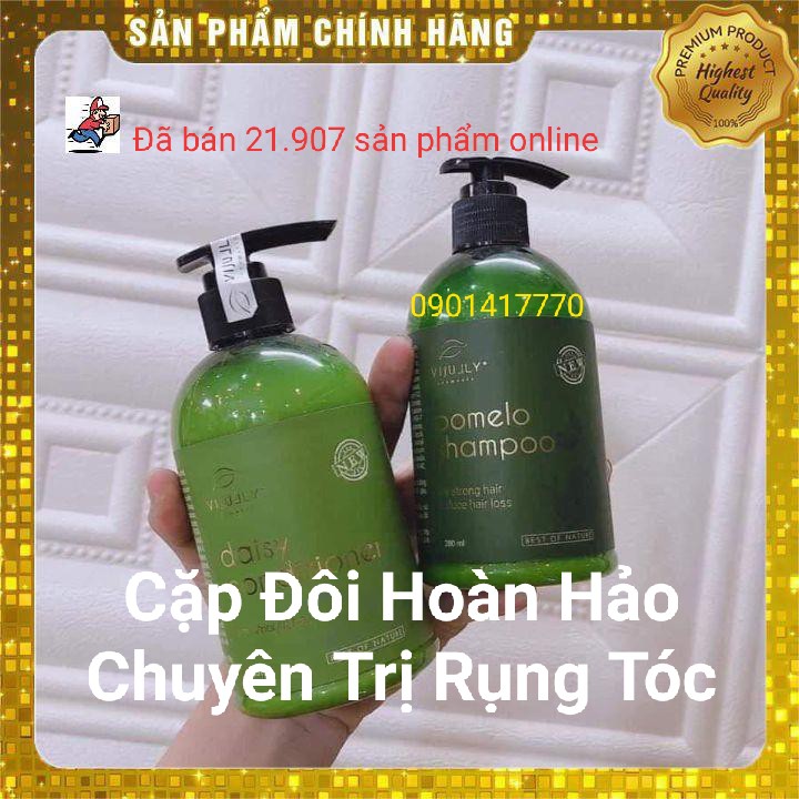 (TRỊ RỤNG TÓC) Bộ Dầu Gội Bưởi và Dầu Xả Tóc Vi Jully Phục Hồi Tóc Hư Tổn Mọc Tóc | BigBuy360 - bigbuy360.vn