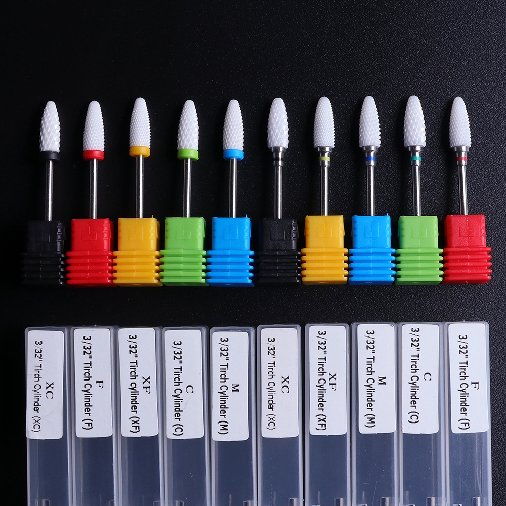 Mũi Khoan Móng Tay Bằng Gốm 20 Loại Chuyên Dụng