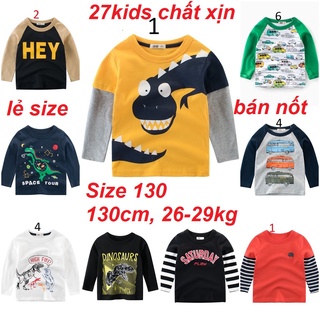 Áo bé trai 27kid cho bé 130 cm, 26-29 kg