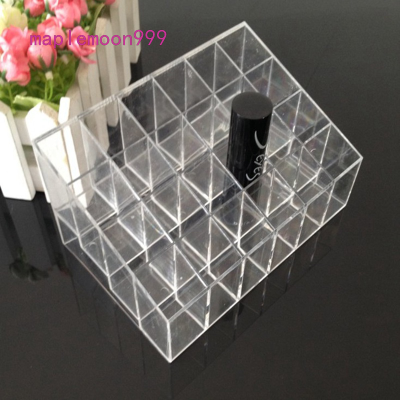 Hộp Đựng Mỹ Phẩm 24 Ngăn Trong Suốt Tiện Dụng