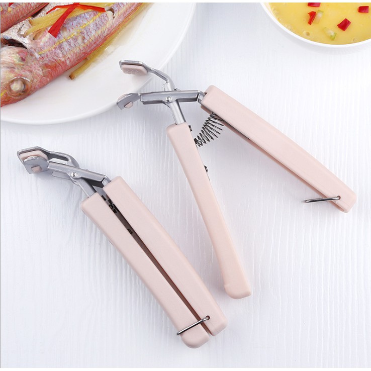 Sét 2 kẹp Inox lấy đồ nóng đa năng (IN41 và IN21) Giao mầu ngẫu nhiên số lượng theo lựa chọn