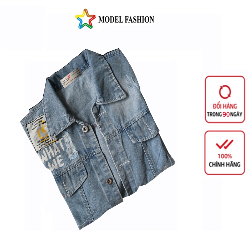 Áo khoác jean nam Model fashion thời trang cao cấp AKJ006
