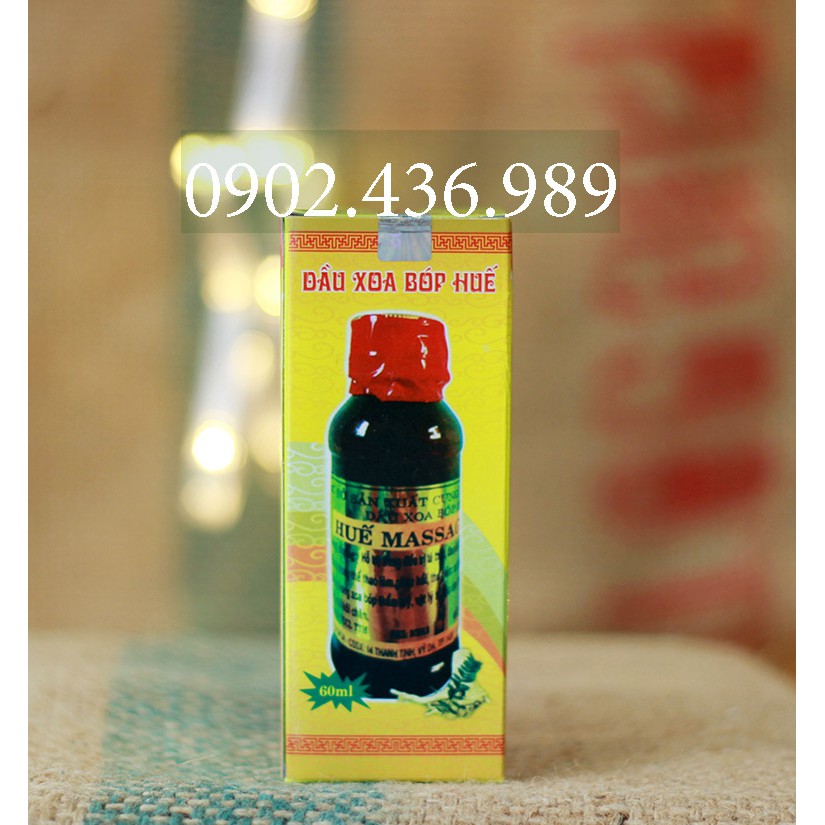 Dầu Xoa Bóp Cung Đình Huế - 60ml/Chai. 50K/Chai. FREESHIP Từ 1 Chai