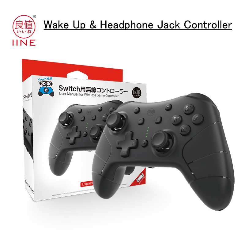 Tay cầm chơi game IINE NFC Pro Bluetooth không dây hỗ trợ amiibo cho Nintendo Switch/Lite