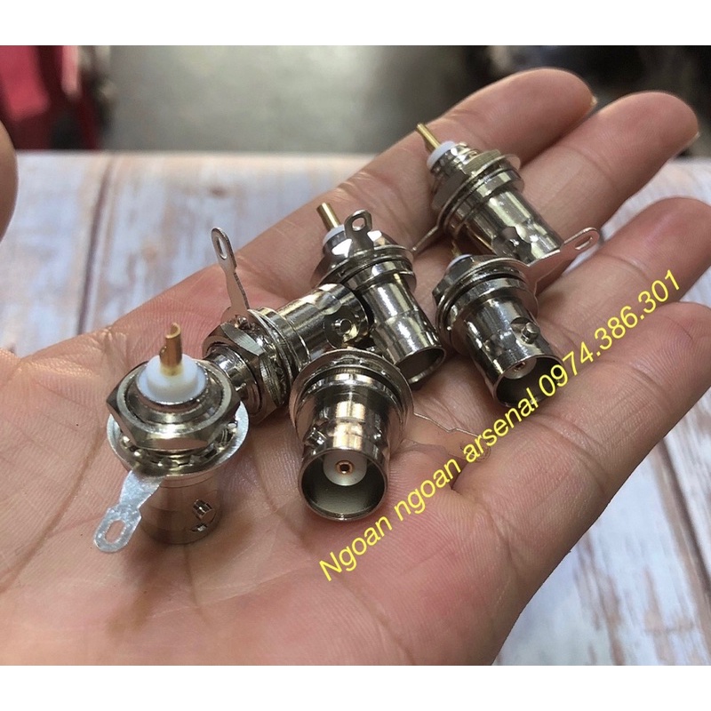 rắc BNC cái hàn máy và BNC cái vít dây