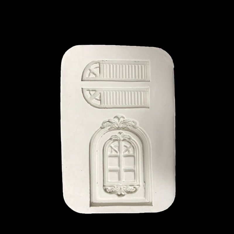 Khuôn làm bánh kẹo hình cửa sổ cổ điển độc đáo chất liệu silicon