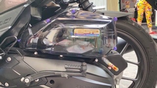 Pô E Trong Suốt Vario/Click/Airblade 2015 - 2021