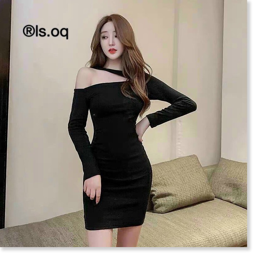 Đầm Ôm Body Kiểu Lệch Vai Đẹp Mê Ly