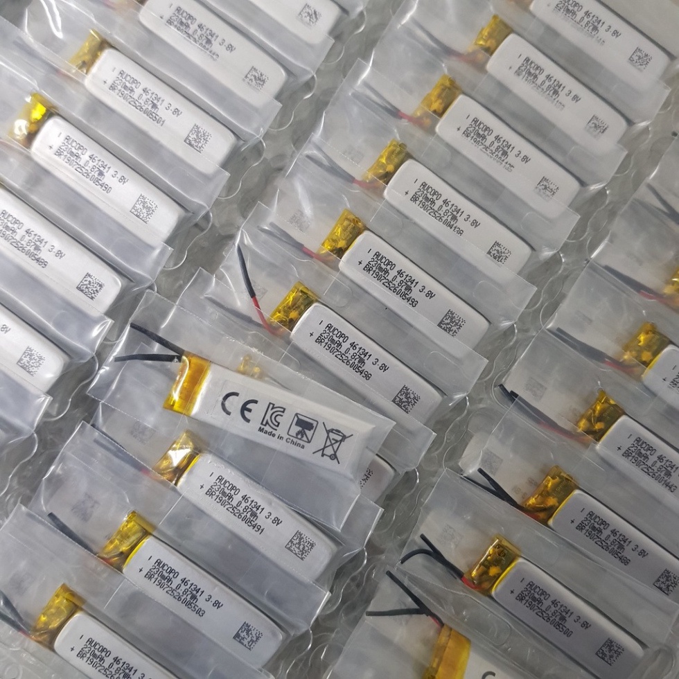 Pin 3.7v 230mAh 41x13x4.6MM 461341Hãng AUCOPO chế đồ DIY siêu tiện Pin 3.8V - KhoDienTu