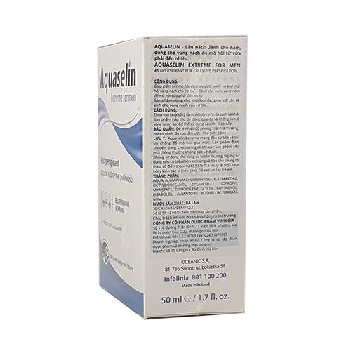 Aquaselin extreme for men - Lăn nách cho nam