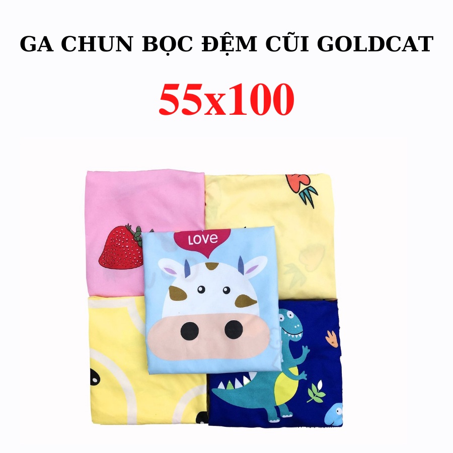 Ga Chun Bọc Đệm Cũi GOLDCAT G55 Chất Liệu Cotton Thiết Kế Nhiều Hình Dáng Và Màu Sắc Độc Đáo