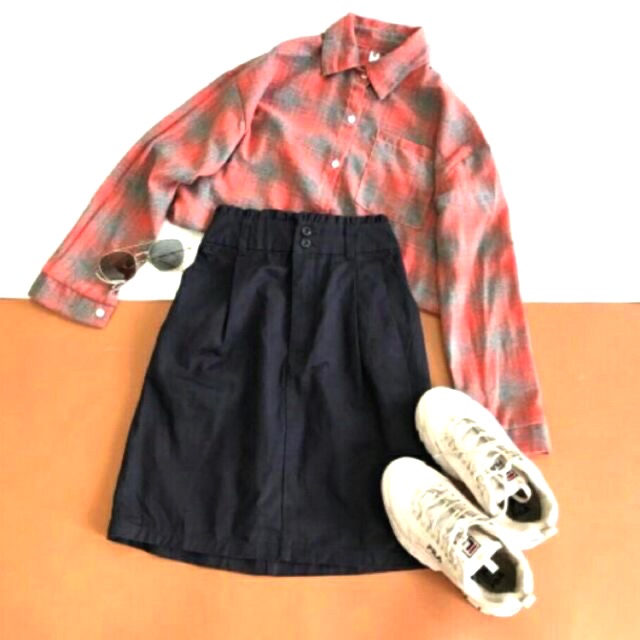 Chân váy kaki vnxk xuất nhật dư xịn freesize khaki