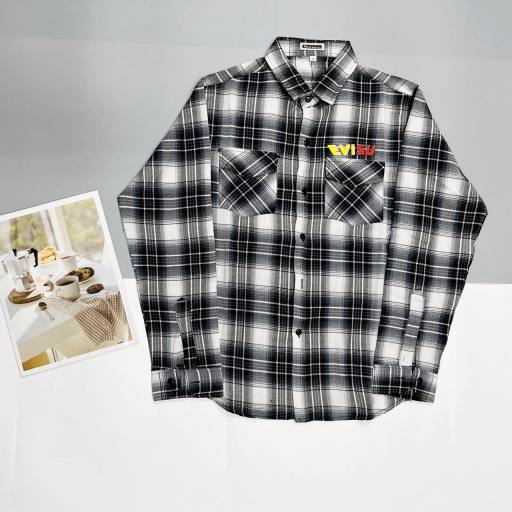 (HCM) ÁO SƠ MI NAM DÀI TAY CARO THỜI TRANG CỰC VIP TÔN DÁNG SOÁI CA HÀN QUỐC CHO CÁC ANH EM KME STORE