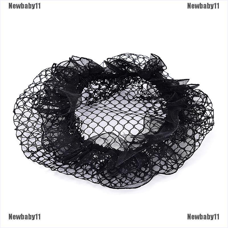 [COD Newb] Búi Tóc Lưới Búi Tóc Màu Đen Trơn Dành Cho Nữ