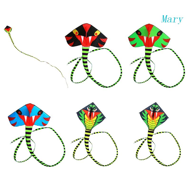 Diều Tam Giác Dài 15 Và 30M Màu Xanh Lá Hình Rắn Độc Đáo