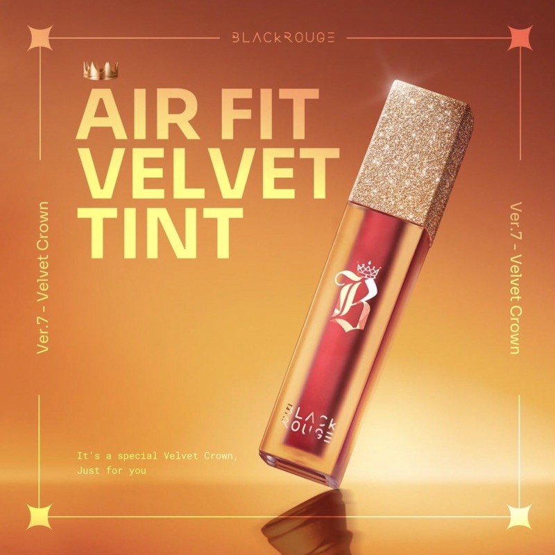 [A33-A37] Son kem lì Black Rouge Air Fit Velvet Tint Ver7 Velvet Crown