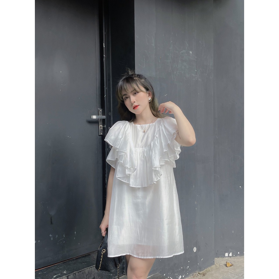 Đầm, Váy JIOE ROSE dáng suông chất tơ sang ánh - CLARA RUBY