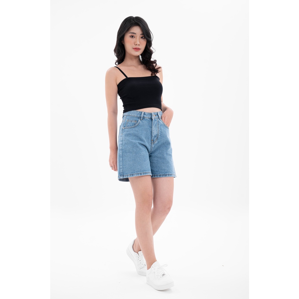 Áo croptop nữ hai dây thời trang YANDO-Chất liệu Thun thun borip - co giãn 2 màu Đen Trắng | BigBuy360 - bigbuy360.vn
