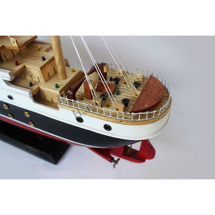 Mô hình tàu thuyền gỗ Titanic có điện (Thân: 60cm)