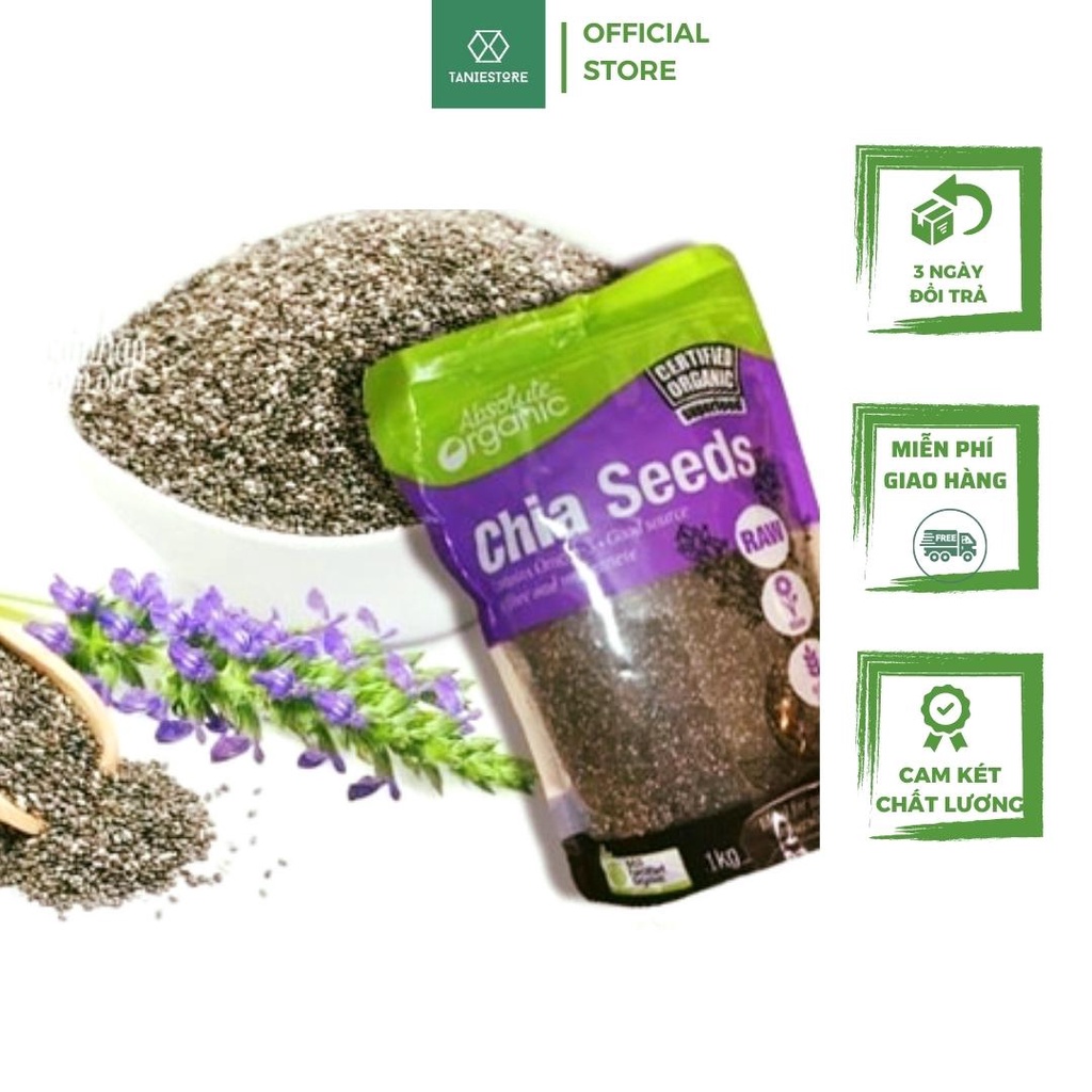 Hạt Chia Úc hữu cơ giảm cân, ăn kiêng chuẩn Organic 250gram chất lượng Sạch - Đều - Đẹp