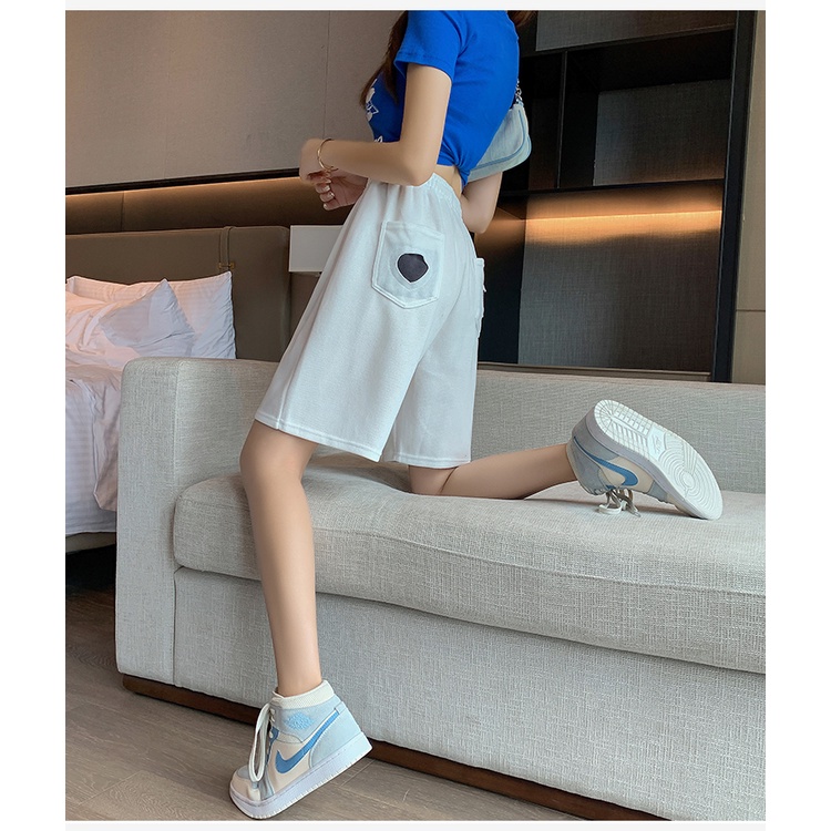 Quần Đùi Unisex TÚI HEART Form Rộng Chất Thun Cotton Mịn Mát_VIETSTAR