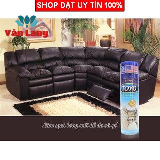 Chai xịt bóng Toyo Thái Lan 500ml, bình xịt bóng da, gỗ, nội thất ô tô - Chính Hãng