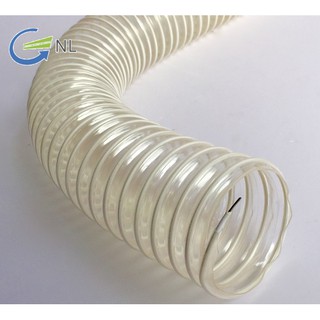 Ống hút bụi lõi thép  phi D100 mm, co giãn nhựa PVC thông gió ,thông khí ,hút bụi,hút phế thải điện