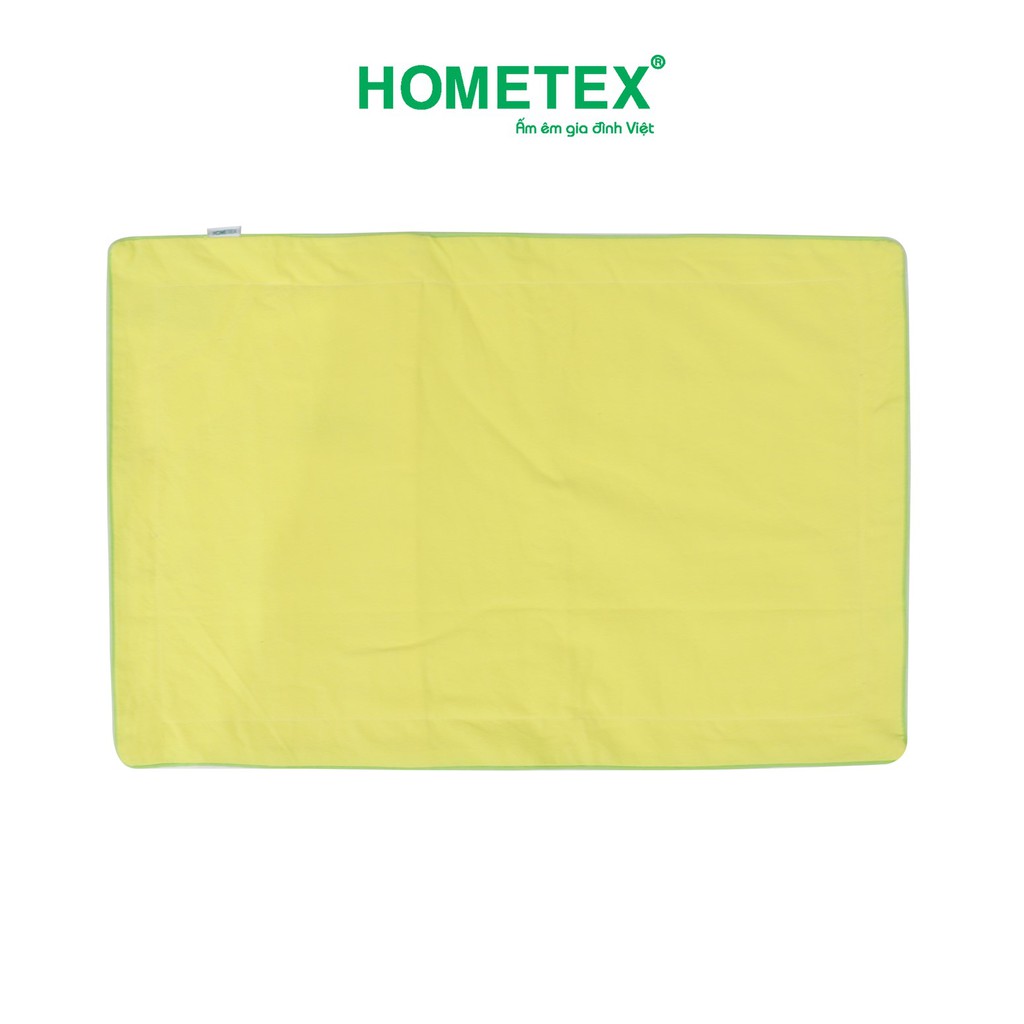 Áo gối đầu size 30x50cm có bèo cotton xốp màu Hometex