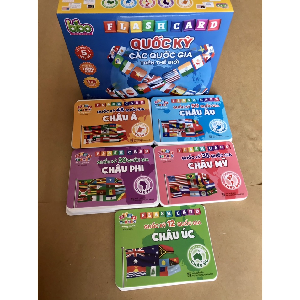Bộ thẻ QUỐC KỲ CÁC QUỐC GIA TRÊN THẾ GIỚI | BigBuy360 - bigbuy360.vn