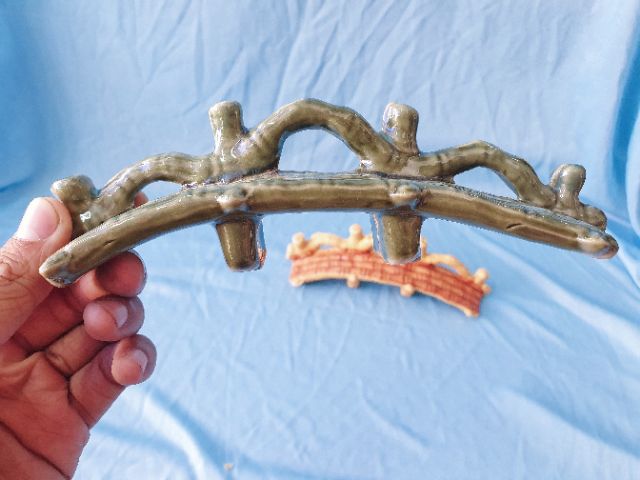 CẦU KHÚC TRANG TRÍ HỒ CÁ NON BỘ16x4x4cm