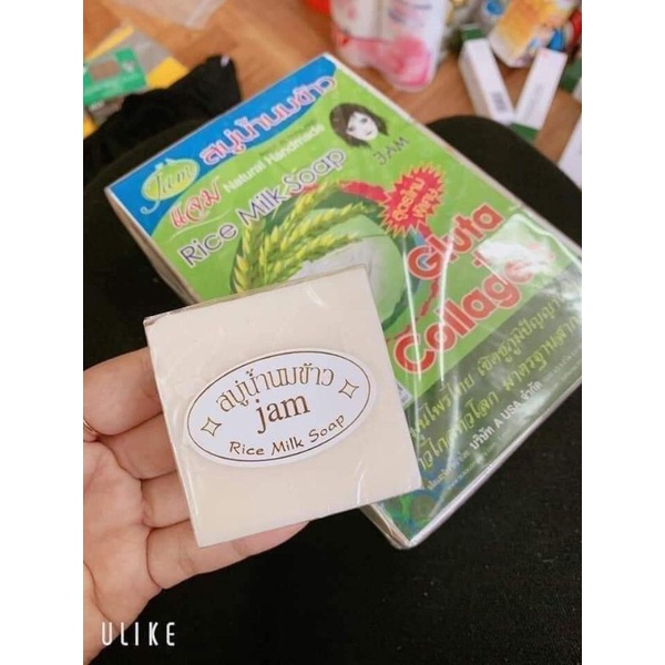 Xà phòng cám gạo Thái Lan Jam Rice Milk Soap