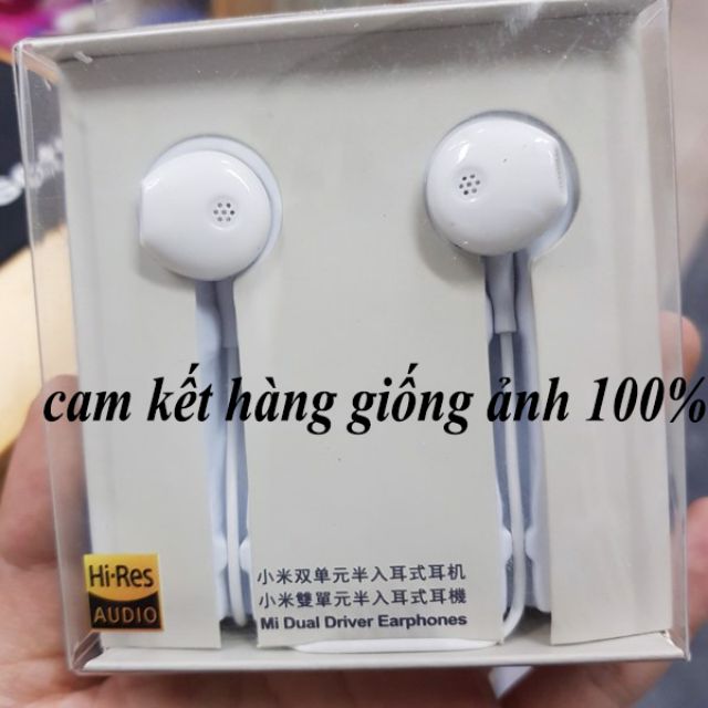 Tai nghe Xiaomi nhét tai Hi- Res Audio loại cao cấp âm thanh sống động giá tốt - bảo hành 6 tháng