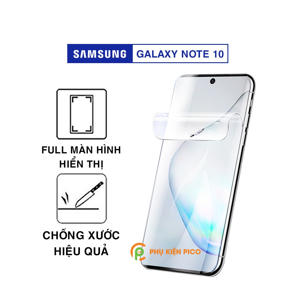 Dán màn hình Samsung Note 10 full màn dẻo trong suốt PPF tự phục hồi vết xước - Dán dẻo Samsung Galaxy Note 10