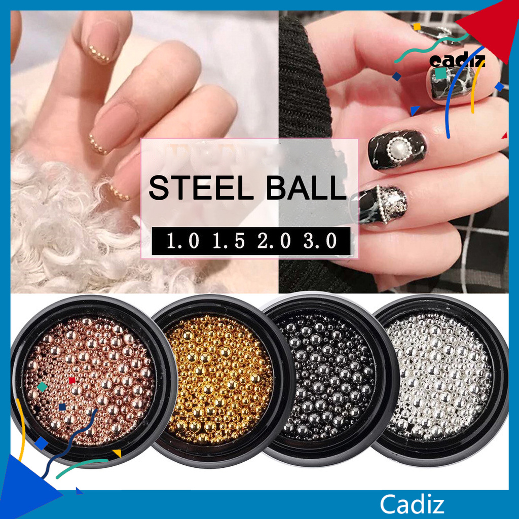 [Hàng mới về] Hạt Kim Loại 3d Trang Trí Móng Tay