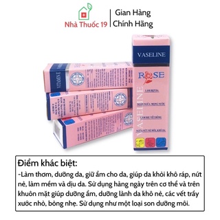 Vaseline dưỡng môi Rose 10g